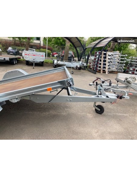 PLATEAU 1000 KG -250X150 PLATEAU avec FREIN PLM150F ERDÉ EXPERT