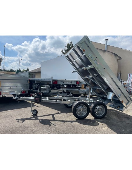 Remorque benne lider 39560 BASCULANTE pompe manuelle