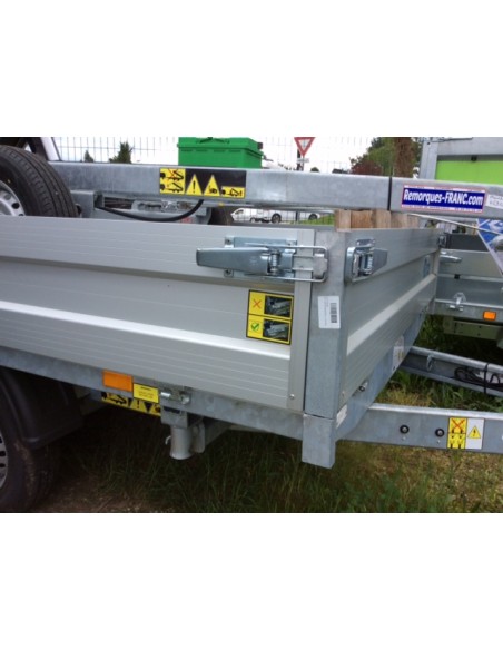 REMORQUE BENNE 2600 GK 300 X 180 TRIBENNE DEBON 2.4 LUX AVEC POMPE ELECTRIQUE
