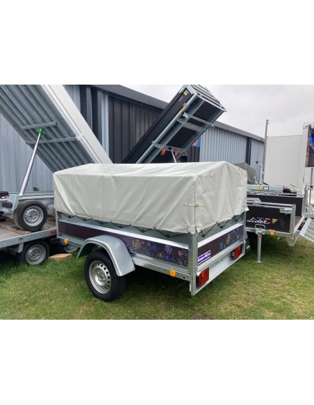 REMORQUE 500-750 Kg 205x122 UNI-REMORQUES RIDELLES 46 CM REM205.5