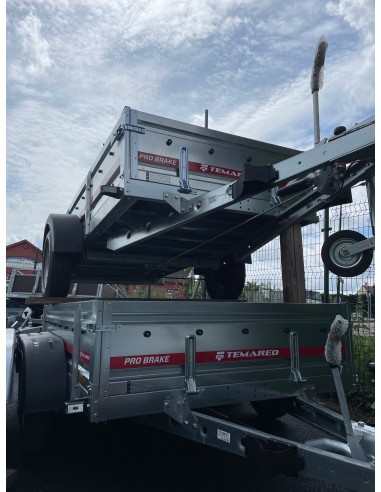 REMORQUE 1300 KG 263X125 ACIER TEMARED...
