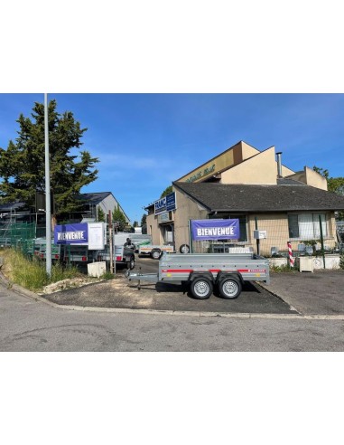 remorque 500 - 750 kg 2 mètres 60 x 1 mètre 20