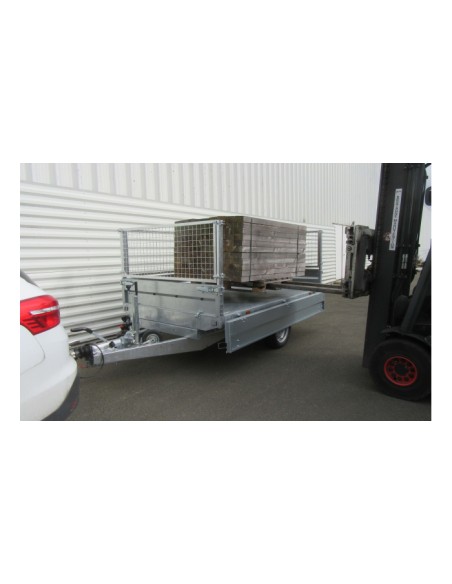 Remorque Benne 1300 kg 256 x 148 LIDER 42575 PTC 750/1350 kg