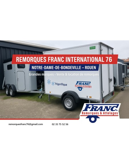 REMORQUE LIDER BOIS 2 ESSIEUX 250X133  Rouen 2025