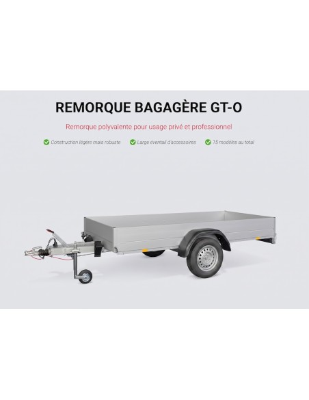REMORQUE 1200 KG 301 X 126 ANSSEMS GTB1200