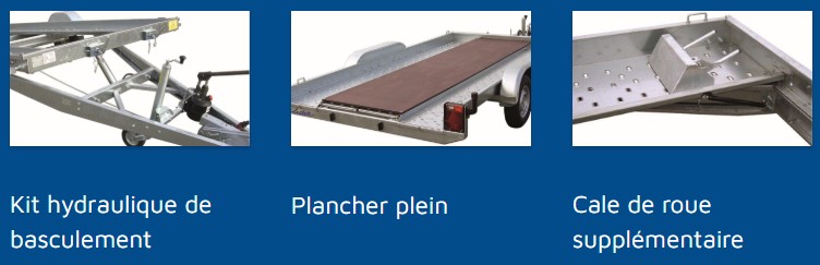 Photo des options du porte voiture lide 39240